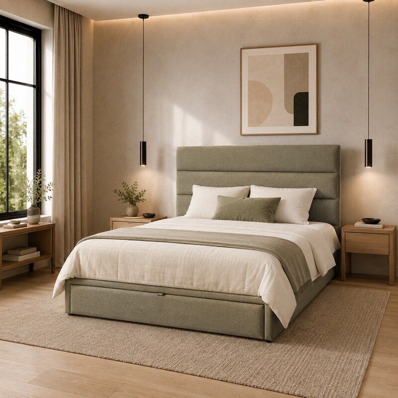 Cama Sparkle com arrumação fechada